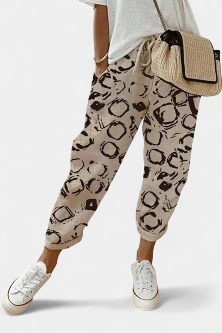 Pantalón Lino Tiro Alto | Martina Style