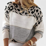 Jersey Rayas con Detalle Animal Print | Martina Style