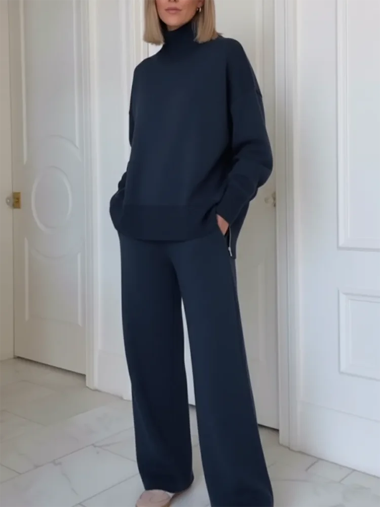 Conjunto Dos Piezas Cuello Alto con Cremallera | Martina Essential