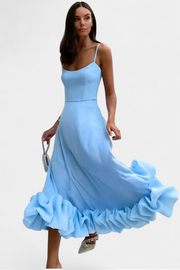 Sela Vestido Maxi Fluyente