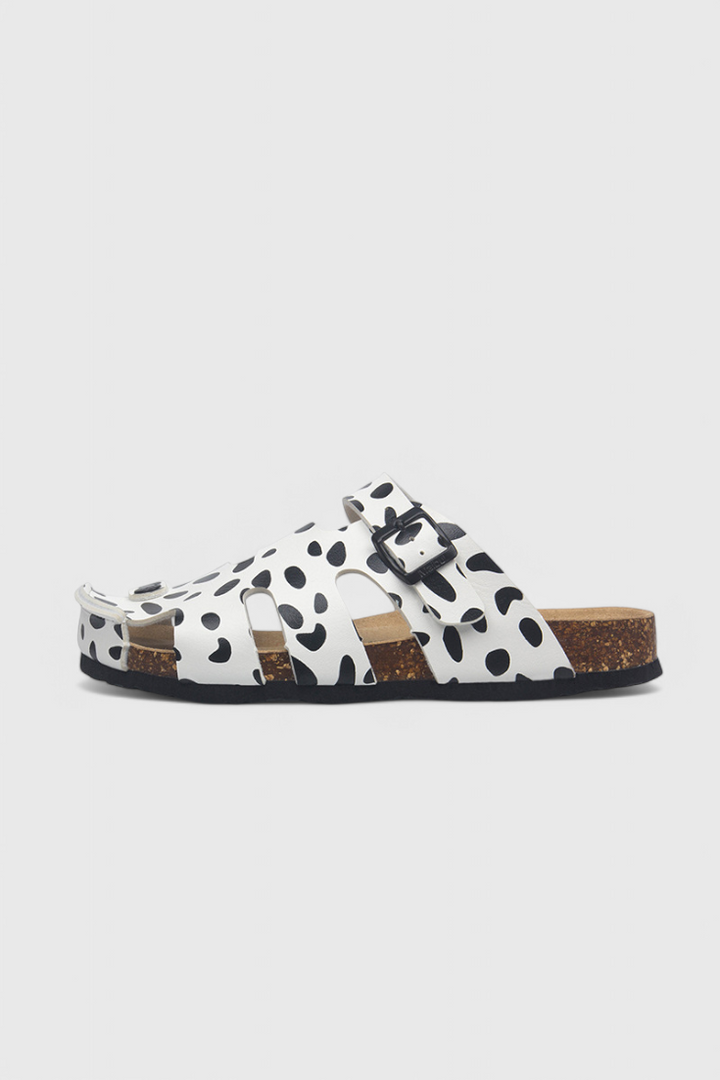 Zuecos Isolde con Hebilla de Corcho