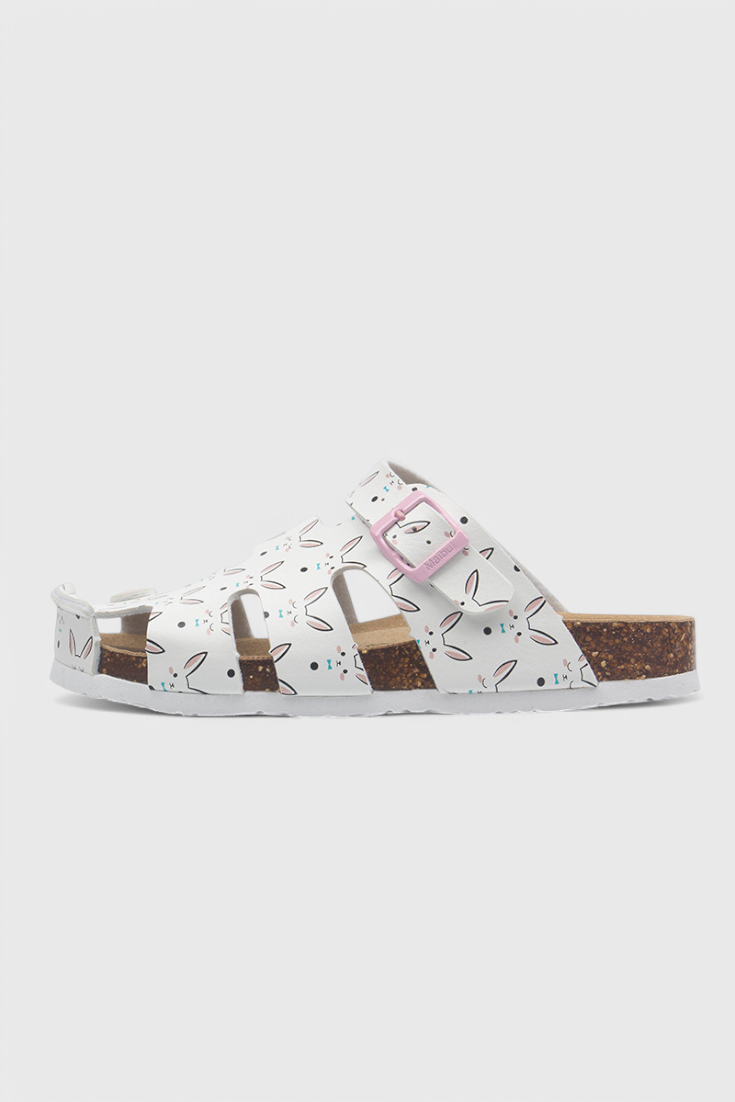 Zuecos Isolde con Hebilla de Corcho