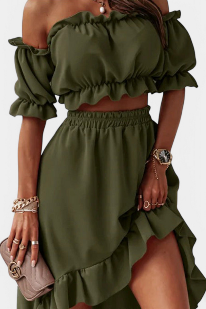 Katja Conjunto de Dos Piezas Off-Shoulder