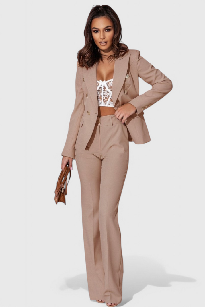 Rosalind Conjunto de Blazer y Pantalones Elegante