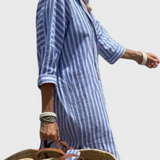 Vestido Camisero de Rayas | Martina Essential