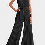 Mono Palazzo Plisado Halter | Martina Noche