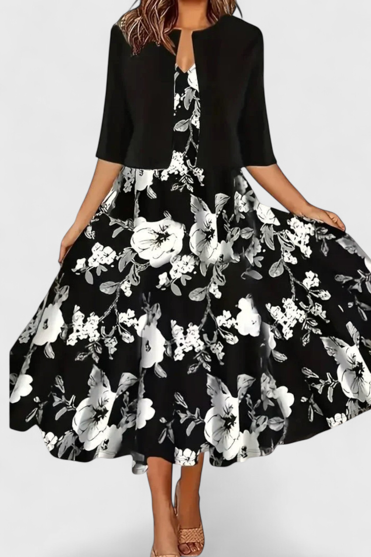 Conjunto Vestido Midi + Blazer | Martina Atelier