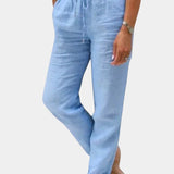 Pantalón Lino Relajado | Martina City