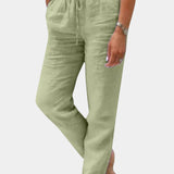 Pantalón Lino Relajado | Martina City