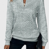 Jersey de Punto Suave con Cremallera | Martina Comfort