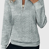 Jersey de Punto Suave con Cremallera | Martina Comfort