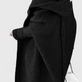 Cárdigan Oversized de Punto Grueso con Capucha  | Martina Comfort