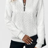 Jersey de Punto Suave con Cremallera | Martina Comfort