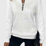 Jersey de Punto Suave con Cremallera | Martina Comfort