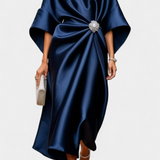 Vestido Largo Satén Luxe | Martina Noche