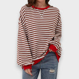 Jersey de Rayas Verde y Azul | Martina Style