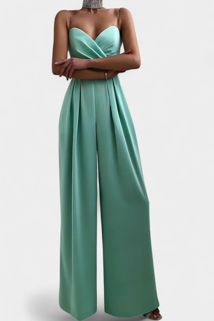 Mono Tirantes Pierna Ancha | Martina Noche